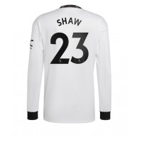 Manchester United Luke Shaw #23 Udebanetrøje 2022-23 Langærmet